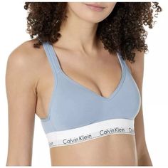 Calvin Klein Cotton Unlined Bra - Small - Nwt