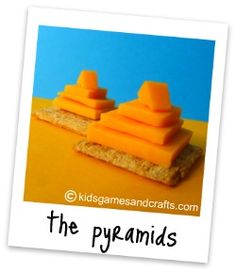 the pyramids are made out of cheese