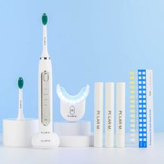 Teeth Whitening kit and Electric toothbrush bundle. LeVaye' Cosmetics Polar MD Professional teeth whitening kit along with our advanced electric tooth brush for up to 12 shades whiter teeth and a deep clean feeling. Get Whiter Teeth, Whiter Teeth, Plaque Removal, Tooth Brush, Whitening Kit, Teeth Whitening Kit, Deep Clean, Electric Toothbrush, White Teeth