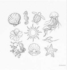 Line Art Jellyfish Tattoo, Tattoo Ideas Watercolor, Tattoo Designs Meaningful, Jellyfish Tattoo Design, Tattoo Ideas Sleeve, Beachy Tattoos, Sleeve Tattoo Designs, Tattoo Artists Near Me