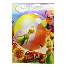 the tinker bell movie poster is shown in this image, it's an advertisement for