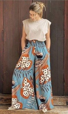 Boujee Wedding Guest Dress, Outfit Con Palazo, Pantalon Palazzo Outfits, Outfit Palazzo, Palazzo Outfit, Palazzo Pants Outfit, Womens Palazzo Pants, Trendy Dress Outfits, Casual Day Outfits