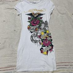 💌 Vintage Ed hardy dress
💌 great condition, see ALL photos for any flaws/ defects before purchasing.

#dress #vintage #y2k #90’s #edhardy Ed Hardy Dress, Vintage Ed Hardy, Ed Hardy, Dress Vintage, Vintage Y2k, Going Out, Women's Dress, Women Accessories, Womens Dresses