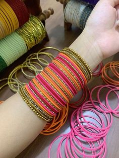 Keep Smile, Silk Bangles, Boho Wedding Jewelry, Beautiful Bangles, Girly Swag, Thread Bangles Design, Colorful Bangles, Unique Bangle, Fancy Jewelry Necklace