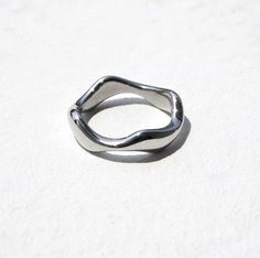 "Wave ring, Ocean wave ring, Dainty Ring, Minimalist Ring, Stackable Ring, Bead Ring, Minimalist rings, Stacking ring, Silver ring, statement ring, Gift for her !! ∙ ∙ ∙ ∙ ∙ ∙ ∙ ∙ ∙ D E T A I L S ∙ ∙ ∙ ∙ ∙ ∙ ∙ ∙ ∙ ∙ - MATERIAL: High-Quality Surgical steel. -Color: Silver, Gold  - Thickness : 2mm               ∙ ∙ ∙ ∙ ∙ ∙ ∙ ∙ ∙ ∙ P R E P A R A T I O N ∙ A N D ∙ P R O C E S S I N G ∙ T I M E∙ ∙ ∙ ∙ ∙ ∙ ∙ ∙ ∙ ∙  We are excited to now offer expedited processing on all personalized orders, which may Handmade Minimalist Rings For Everyday, Minimalist Stainless Steel Ring With Round Band, Minimalist Metal Rings With Simple Design, Minimalist Stainless Steel Midi Rings For Promise, Everyday Midi Rings With A Modern Twist, Modern Twist Midi Rings For Everyday, Modern Hypoallergenic Round Band Rings, Minimalist Stainless Steel Round Ring, Minimalist Metal Midi Rings