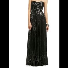 Reposhing This Item I Purchased From @Gilaman. Loved It, But Ready To Rotate For Something New. Questions? Leave A Comment Below! Badgley Mischka Dress, Strapless Gown, Badgley Mischka, Something New, Sequin, Wedding Dresses, Womens Dresses, Women Shopping, Black