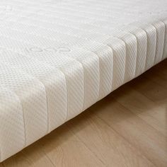 a close up view of a mattress on the floor with no sheets or sheets in it