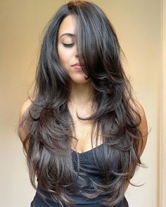 New Long Hairstyles, Party Hairstyle, Haircut Selfie, Photo Hijab, Wavy Hairstyle, Haircuts For Long Hair With Layers, Cute Hairstyle, Hairstyles For Layered Hair, Long Layered Haircuts