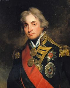 a painting of a man in uniform with medals on his chest and shoulder, wearing a red sash