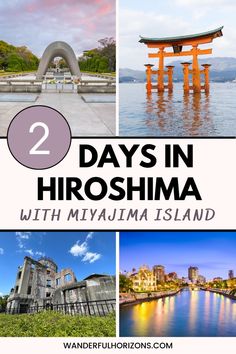 This Hiroshima itinerary has it all! From attractions to day trips, what to eat, and where to stay - here's how to spend 2 days in Hiroshima, Japan! Hiroshima Itinerary, Miyajima Island, Japan With Kids, Hiroshima City, Hiroshima Peace Memorial, Japanese Holidays, Japan Map, Hiroshima Japan, Visit Tokyo