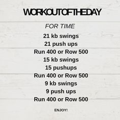 the workout poster is displayed on a white wooden wall with black lettering and numbers for each day