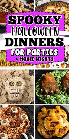 spooky halloween dinner ideas for movie nights