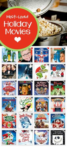 the most loved holiday movies for kids to watch on christmas day, and they're all in one place