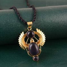 Scarab Amethyst necklace in Brass, Ancient Egyptian Beetle Amulet, Rebirth, scarab Pendant Material:- Brass The ring can be customized on request and the gemstone can be made to any gemstone you want. The same Design Ring Is Upload With Any Gemstone. Please Visit Our Shop to View the Complete Collection. If You Need Faster Shipping, please get in touch with us ♥Please Make Sure to Include The Correct Address During Before Ordering. You Can return the Item within 30 Days After Successful Delivery. We offer a 100% Money Back Guarantee If You Are unsatisfied with Your Purchase. Return Charge Will Be Paid By Buyer Only. Thank you for visiting my shop! jaipurjewelryIn Egyptian Jewelry Modern, Egyptian Beetle, Scarab Pendant, Egypt Jewelry, Egyptian Jewelry, Amethyst Necklace, Ancient Egyptian, Ring Designs, Jewelry Necklace Pendant