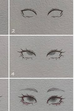 step by step instructions on how to draw an eye