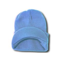 TopHeadwear's winter visor beanie cap Size: One Size.  Color: Blue.  Gender: male.  Age Group: adult. Visor Beanie, Beanie Cap, Winter Beanie, Cloth Bags, Sky Blue, Blue Sky, Bag Accessories, Color Blue, Mens Accessories