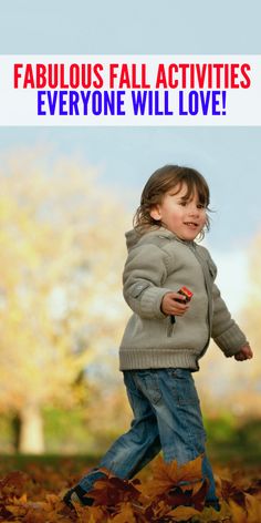 a young child walking through leaves with the words are your children prepared?