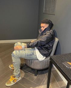 Tracksuit Men Outfit, Nike Tracksuit Men, Hood Drip, Hairstyle Man, Black Outfit Men, Clean Fits, Rapper Outfits