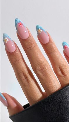 Fiji Nails, Bali Nails, Island Nails, Short Summer Nails, Paznokcie Hello Kitty, Almond Gel Nails, Cruise Nails, American Nails, Kutek Disney