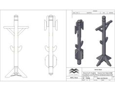 three different views of the same object, each with an arrow and two other arrows