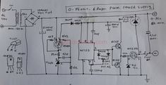 this is an image of a wiring diagram for a power supply unit invertor