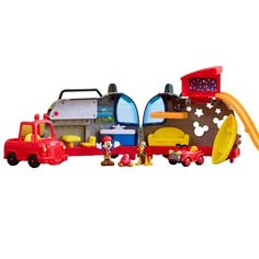 mickey mouse's fire engine playset