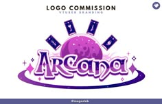 the logo for an upcoming video game called arcade