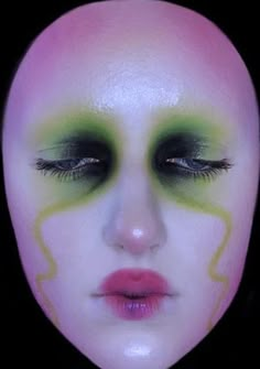 Alien Makeup, Green Makeup