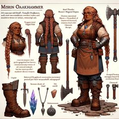 Female Dwarves Art, Dwarven Woman, Dwarvish Armor, Dwarves Dnd, Dwarven Fantasy Art, Dnd Dwarven Woman, Cosplay Armor, Roleplay Characters