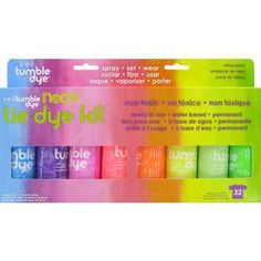 the tuple dye kit includes four different colors