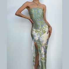 Please refer to our sizing chart for a guideline when choosing a size. 5 business days order processing time. 90% polyester 10% spandex. Sheer Mesh Dress, Backless Maxi Dress, Flower Print Dress, Backless Maxi Dresses, Flower Dresses, Mesh Dress, Mini Dress Party, Black Maxi Dress, Flower Print