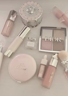 #makeup Coquette Makeup Products, Dior Backstage Glow Face Palette, Skincare Vanity, Coquette Makeup, Makeup Dior, Feminine Vibes, Dior Backstage, Essence Makeup, Makeup Before And After