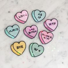 Candy Tattoo, Yellow Lilac, Thank U Next, Anti Valentines Day, Heart Patch, Aqua Mint, Heart Patches, Heart Drawing, Custom Patches