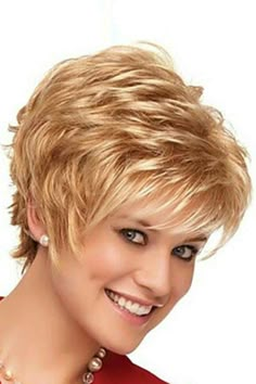 Modern Shag, Cortes De Cabello, Hair Blond, Short Curly Wigs, Wavy Curly Hair, Short Wavy Hair, Shag Haircut, Cute Hairstyles For Short Hair