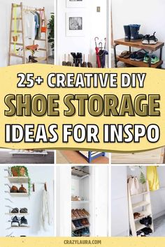 25 creative diy shoe storage ideas for inspo