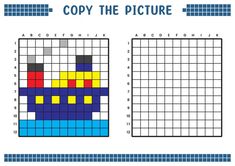 two squares that have been made to look like an image