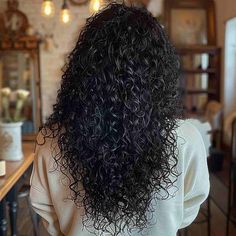 Top%2057%20Layered%20Curly%20Hair%20Ideas%20for%202025 V Cut Long Layers, Hair Cuts V Shape, Short Stacked Bob Hairstyles, V Cut Hair, V Shaped Haircut, Curly Hair Ideas, 3b Hair, Hair Layers