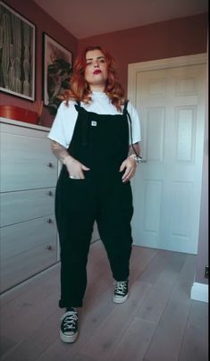 Super Plus Size Outfits, Bike Short And Oversized Shirt, Rock Style Outfits Plus Size, Casual Style Plus Size, Gender Queer Fashion Plus Size, Casual Plus Size Fashion, Plus Size Alternative Fashion Winter, Horror Convention Outfit, Soft Grunge Outfits Plus Size