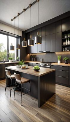 Modern Kitchen Design Trends, Kitchen Design Trends, Modern Kitchen Cabinets, House Design Kitchen