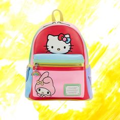 Loungefly Hello Kitty And Friends Color Block Mini Backpack Brand New - With Tags Adjustable Straps Zip Around Closure Dimensions 10.5h X 9w X 4.5d Cute Yellow Backpack For Back To School, Playful Yellow Bags For Back To School, Yellow Kawaii Bag For Back To School, Playful Hello Kitty Backpack For Everyday Use, Cute Yellow Travel Backpack, Hello Kitty Travel Bag For Back To School, Hello Kitty Travel Backpack, Yellow Kawaii Style Travel Bags, Hello Kitty Travel Backpack Standard Shape