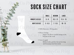 Sock Mockup, Sublimation Socks, Crew Sock, Frame Set, Free Psd, Sizing Chart, Feel Confident, Large Prints, Etsy Account