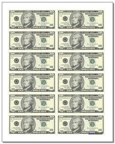 twenty dollar bills are arranged in rows