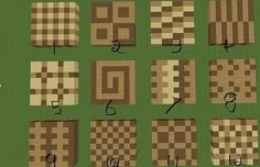 the steps in how to make a minecraft quilt