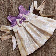 Kutties Pattu Pavadai, Baby Girl Dresses Traditional, Kids Pattu Frock Designs, Baby Traditional Dress Indian, Traditional Frocks For Baby Girl, Baby Pattu Frocks Designs, Kutties Dress, Baby Pattu Pavadai Designs