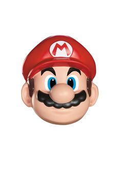 PRICES MAY VARY. Size: Standard PVC mask Officially licensed Fits with elastic band Mario Mask, Mario Bros Png, Mario Halloween Costumes, Super Mario Costumes, Mario Y Luigi, Mario Costume, Plastic Mask, Leo Birthday, Hama Beads Minecraft