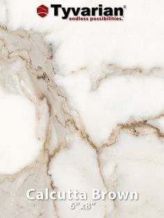 calcitta brown marble with white veining