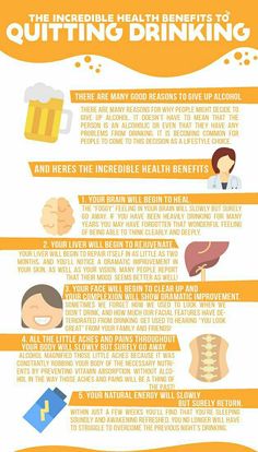 Health benefits to quitting drinking How To Quit Drinking, Wellness Infographic, Alcohol Side Effects, Alcohol Benefits, Alcohol Awareness, Giving Up Drinking, Alcohol Withdrawal, Giving Up Alcohol