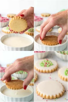 how to make sugar cookies with icing and sprinkles on the outside