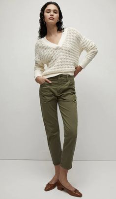 Twill Pants, Sweaters And Jeans, Veronica Beard, Jacket Sale, Jeans For Sale, V Neck Tee, Straight Leg Pants, Flutter Sleeve