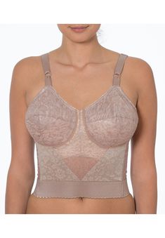 Expandable Cups Longline Bra | Catherines Bra Photos, Longline Bra, Cup Bra, The Wire, Wireless Bra, Bra Cups, Bra Women, Trendy Plus Size, Bra Lingerie